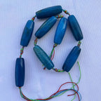 Perles en agate de forme riz naturelles pour la création de bijoux de style européen en gros, vente à l'unité