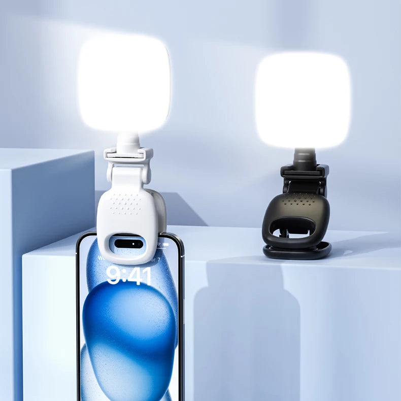 Kit de tournage vidéo vlogging avec lumière pour téléphone D5 très populaire et mini lampe LED pour appareil photo