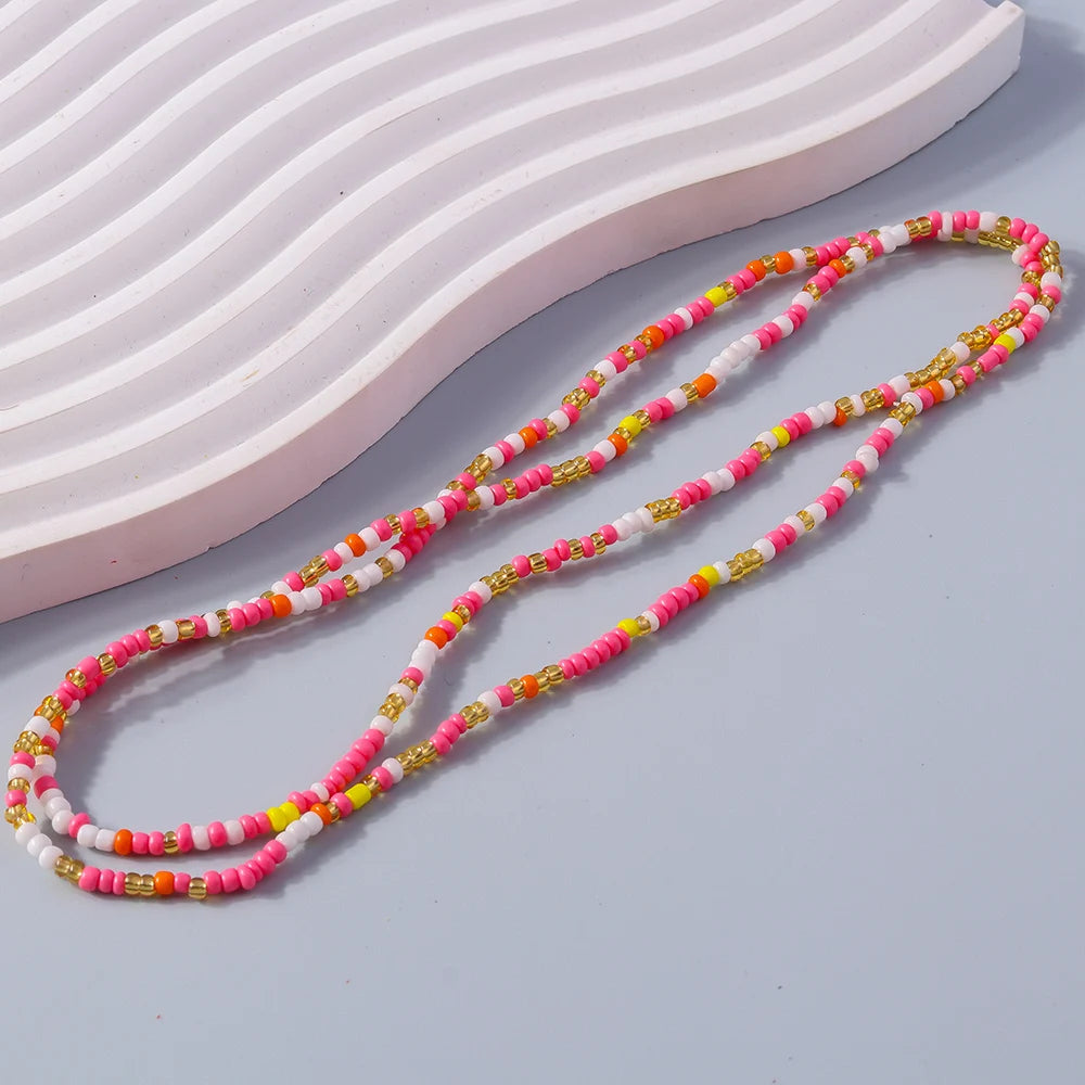 Aihua 1 pièce Nouvelle Chaîne de taille de plage d'été bohème avec perles pour femmes, bijoux de corps esthétiques sexy pour bikini