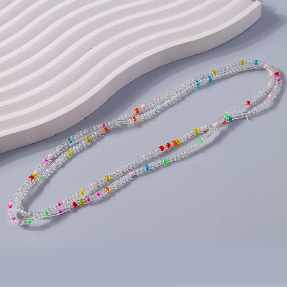 Aihua 1 pièce Nouvelle Chaîne de taille de plage d'été bohème avec perles pour femmes, bijoux de corps esthétiques sexy pour bikini