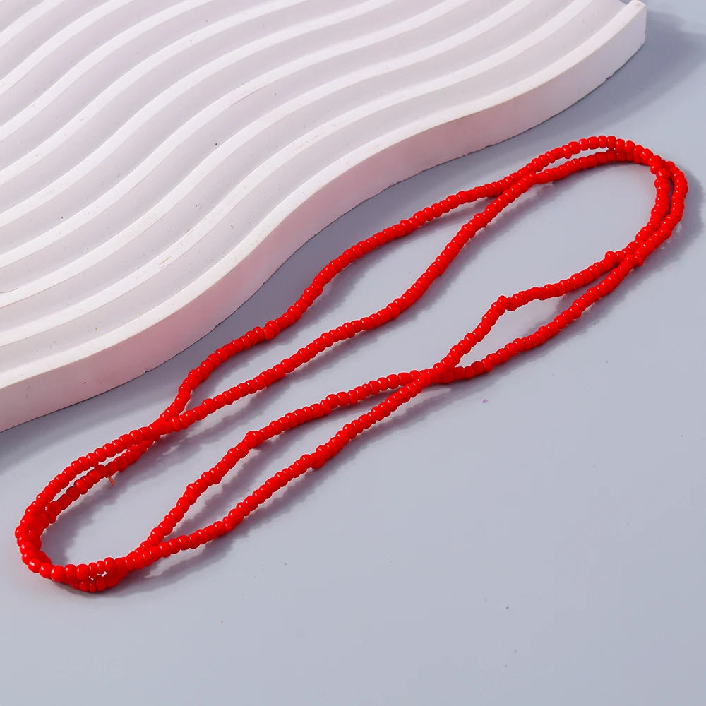 Aihua 1 pièce Nouvelle Chaîne de taille de plage d'été bohème avec perles pour femmes, bijoux de corps esthétiques sexy pour bikini