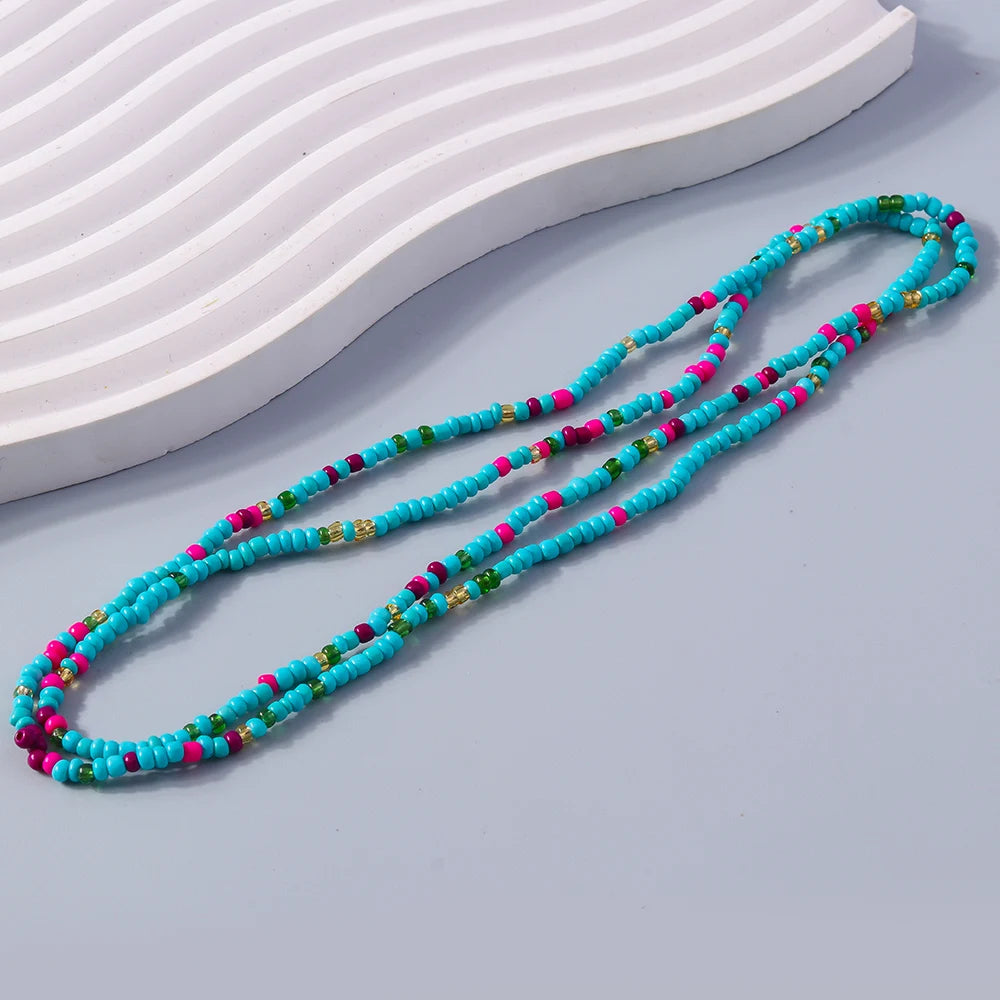 Aihua 1 pièce Nouvelle Chaîne de taille de plage d'été bohème avec perles pour femmes, bijoux de corps esthétiques sexy pour bikini