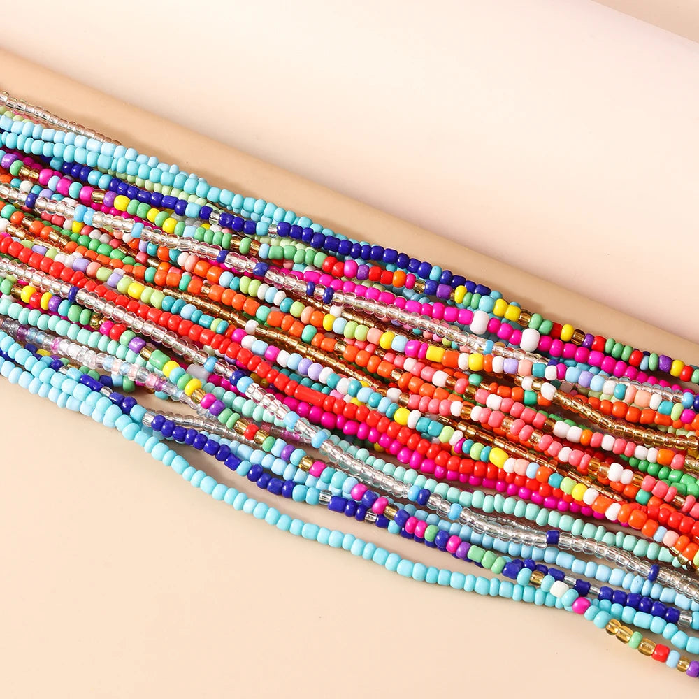 Aihua 1 pièce Nouvelle Chaîne de taille de plage d'été bohème avec perles pour femmes, bijoux de corps esthétiques sexy pour bikini