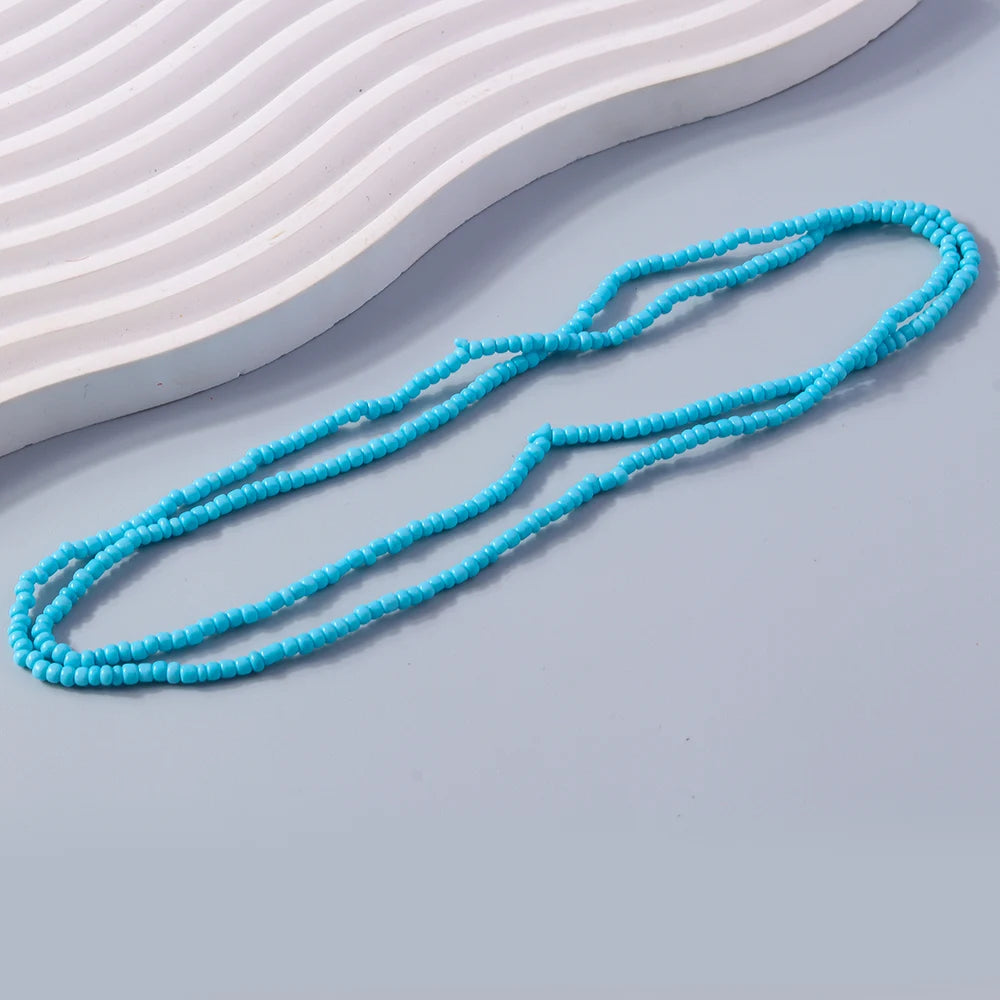 Aihua 1 pièce Nouvelle Chaîne de taille de plage d'été bohème avec perles pour femmes, bijoux de corps esthétiques sexy pour bikini