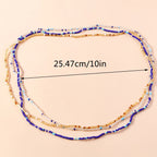 Aihua 1 pièce Nouvelle Chaîne de taille de plage d'été bohème avec perles pour femmes, bijoux de corps esthétiques sexy pour bikini