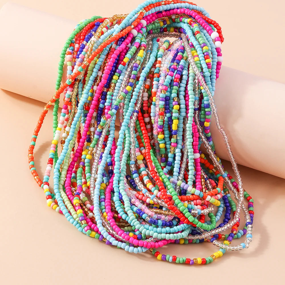 Aihua 1 pièce Nouvelle Chaîne de taille de plage d'été bohème avec perles pour femmes, bijoux de corps esthétiques sexy pour bikini