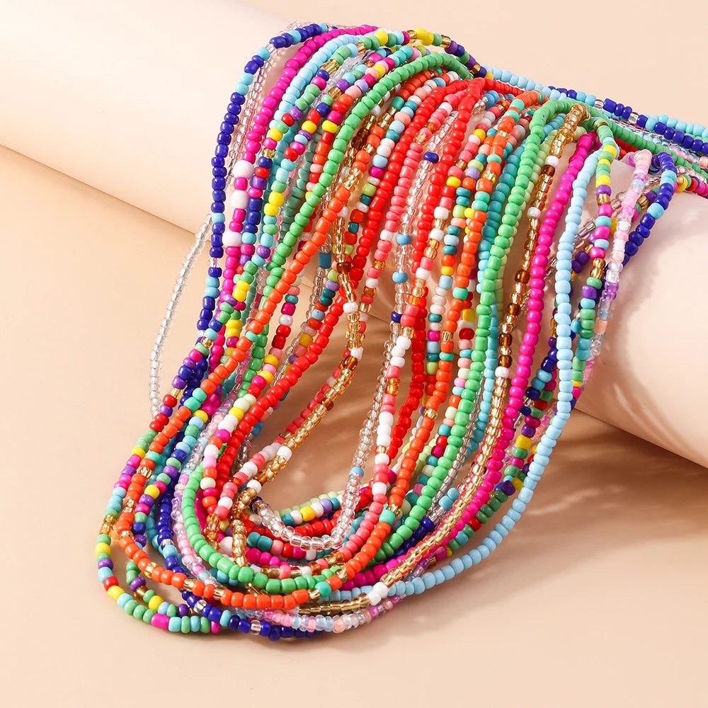 Aihua 1 pièce Nouvelle Chaîne de taille de plage d'été bohème avec perles pour femmes, bijoux de corps esthétiques sexy pour bikini