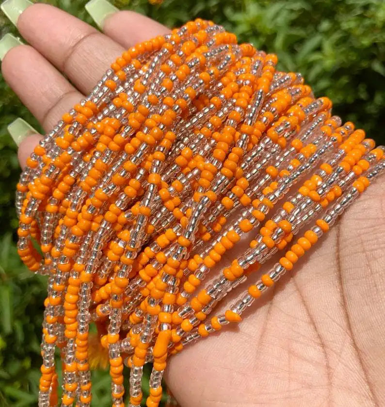 Chaîne de ventre élastique colorée,personalisable, chaîne de ventre africaine, perles de taille, chaîne corporelle pour femmes et filles, bijoux d'été bohème, accessoires de mode
